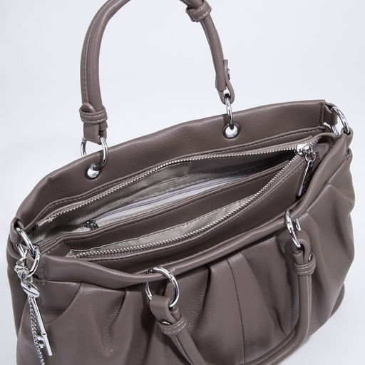 Сумка-тоут на молнии, цвет бронзовый - Simaland фото 7