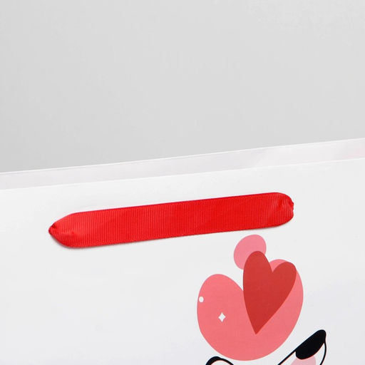 Пакет подарочный ламинированный, упаковка, «Для тебя с любовью», L 40 х 31 х 11.5 см