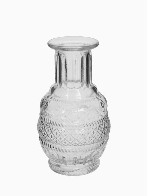 Ваза «Миниатюра», h=8-13 см, набор 12 шт., стекло, прозрачная