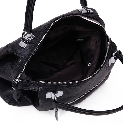 Стильная и оригинальная черная сумка Mironpan  фото 4