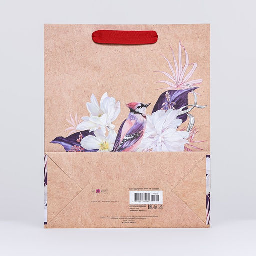 Пакет подарочный Цветочная Симфония 26 х 32 х 12 см - Simaland фото 2