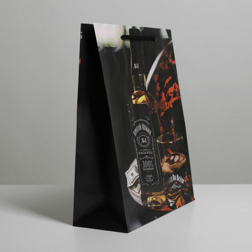 Цена за 2 шт. Пакет подарочный ламинированный, упаковка, Крутой мужик, ML 21?25?8 см