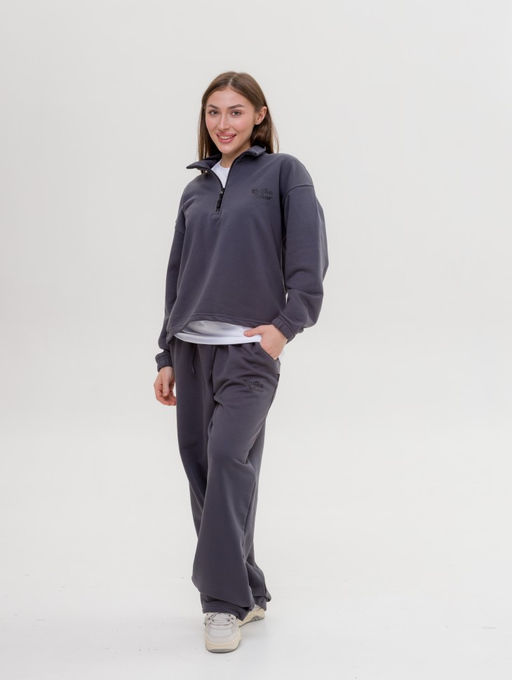 327 Костюм-трансформер с утяжками, графит - Knitka wear фото 7