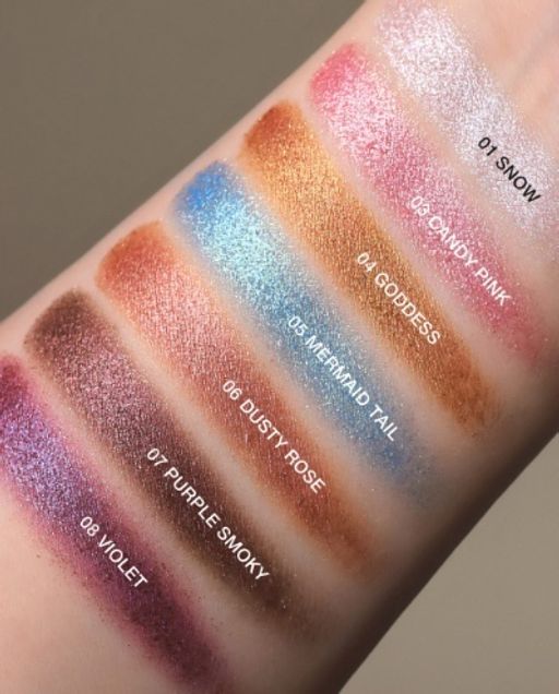 RELOUIS Тени "Pro Eyeshadow Sparkle" тон 08 Violet
