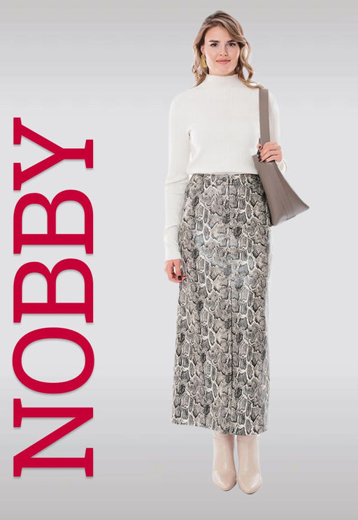 NOBBY, Юбка Ю52L-500/13 (эко-кожа ПИТОН)  фото 7