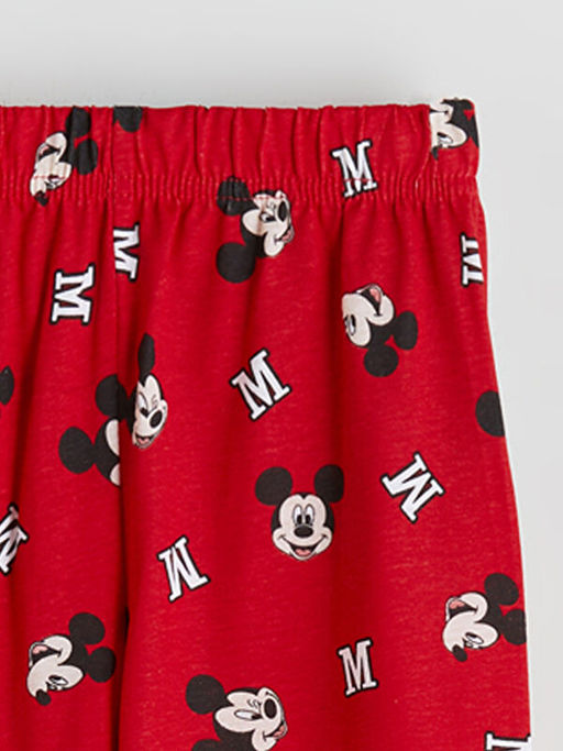 Beli Lastikli Mickey Mouse Bask?l? Erkek ?ocuk Pijama Alt
