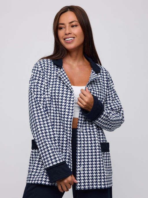 Пижама женская из футера Салли синий - Амадэль фото 13