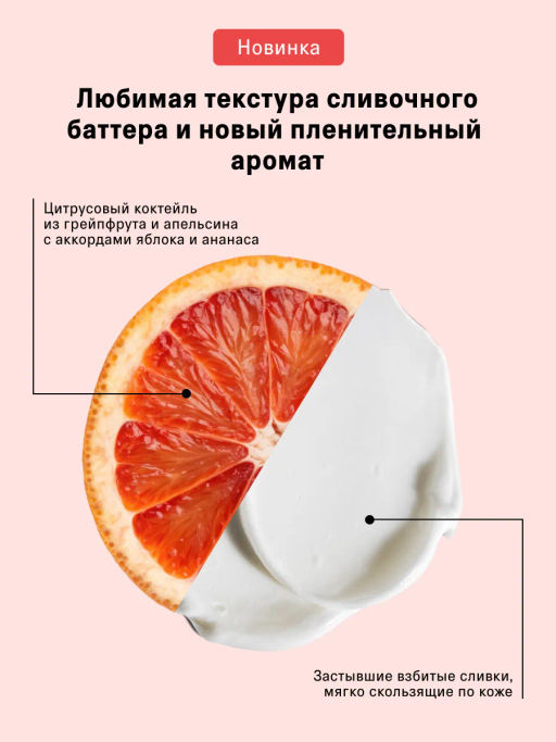 Баттер для тела увлажняющий сицилийский апельсин The Act  фото 3