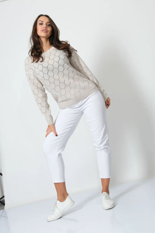 Джемпер М 3083/молочный