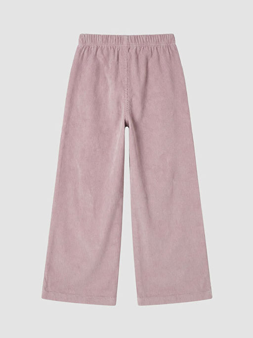 Beli Lastikli Kadife K?z ?ocuk Pantolon