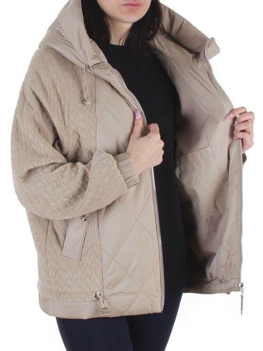 18518 BEIGE Куртка демисезонная женская