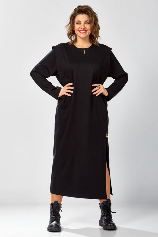 Платье BegiModa 1064 чёрный фото 7