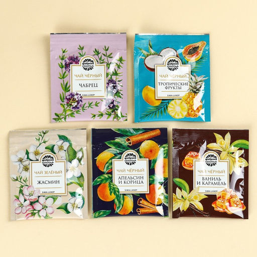 Цена за 2 шт. Чай подарочный «8 Марта», 9 г (5 шт.×1.8 г)