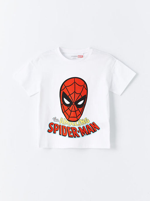 Bisiklet Yaka Spiderman Bask?l? Erkek Bebek 3l? Tak?m - Waikiki фото 2
