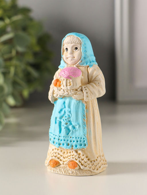 Фигурка гипс Баба пасхальная, 9?4 см