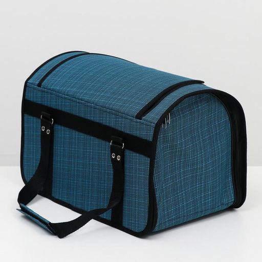 Сумка - переноска для животных, с люком, 40 х 25 х 27 см, микс цветов - Пижон фото 3