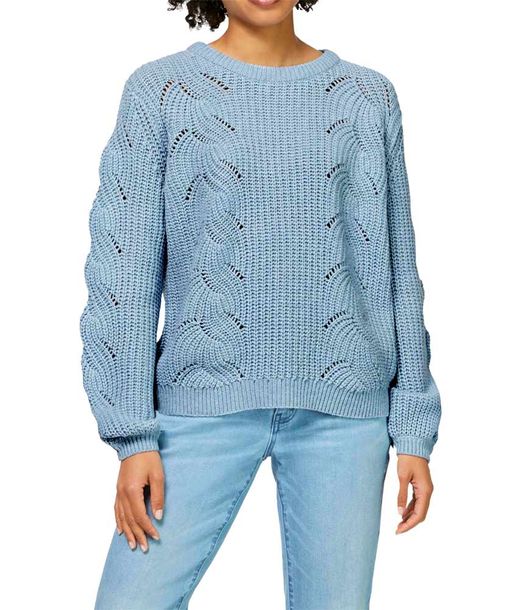 Пуловер, голубой - Linea tesini фото 5