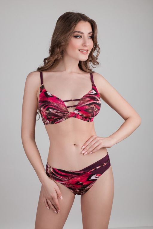 -45% БЮСТГАЛЬТЕР КУПАЛЬНЫЙ Milavitsa 470128/054 слива  фото 4