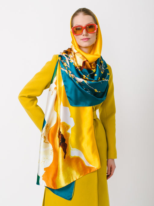 Большой мягкий очень нежный двусторонний палантин - Tantino фото 4