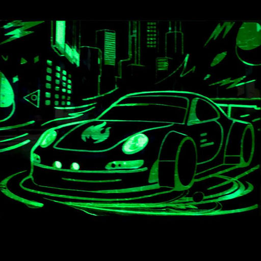 Пазлы светящиеся Ночной гонщик, 88 деталей - Puzzle time фото 4