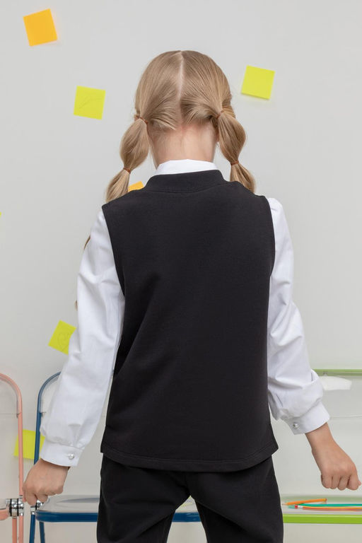 Crockid _ К 302150/черный жилет для дев фото 5