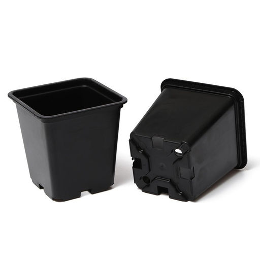 Цена за 9 шт. Горшок для рассады, 1 л, d = 11 см, h = 12 см, чёрный