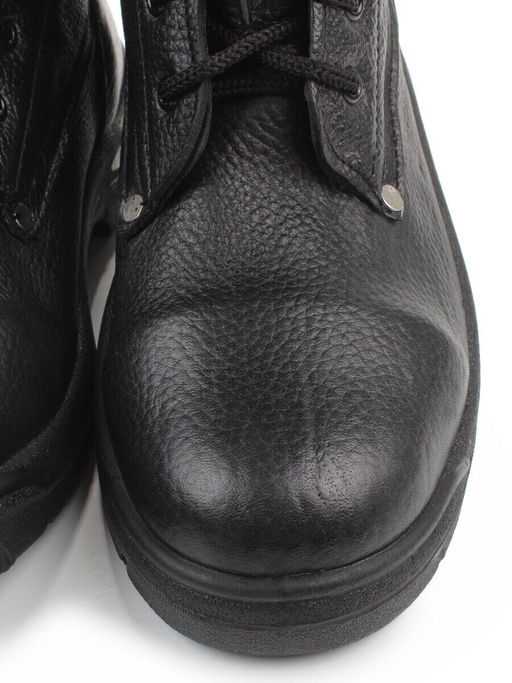 05-9010 BLACK Ботинки зимние мужские (натуральная кожа, искусственная кожа, искусственный мех)