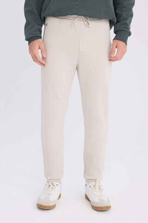 Спортивные штаны Jogger Slim Fit с узким кроем, кружевной талией, эластичными штанинами, карманом на молнии - Defacto фото 5
