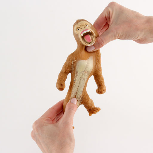 Антистресс сквиш мялка «Ярость орангутана», в пакете, с песком, тянучка