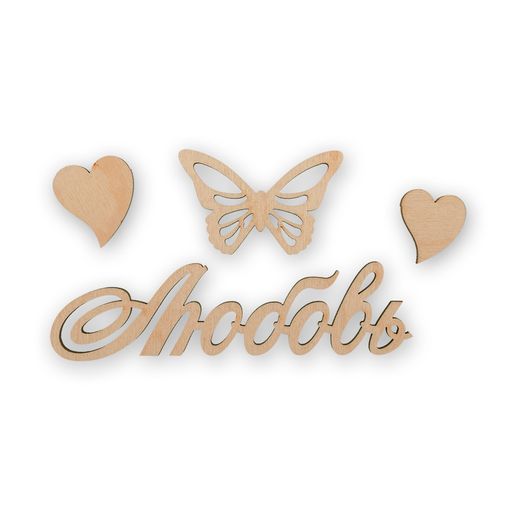 Заготовка для декорирования Mr. Carving ВД-497 Мини-набор фанера 0.3 см Любви и верности  фото 2