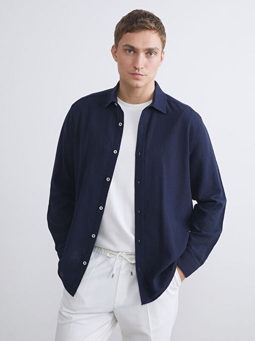 Regular Fit Uzun Kollu Erkek G?mlek