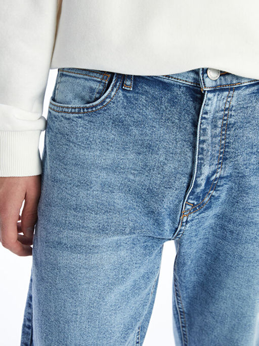730 Havu? Kal?p Erkek Jean Pantolon
