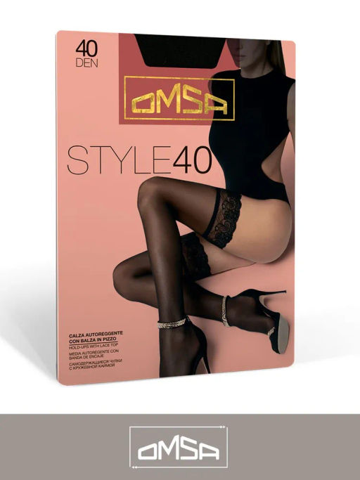 (Omsa) Style 40 (чул) (ЧЗ) nero