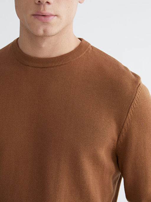 Bisiklet Yaka Erkek Triko Kazak