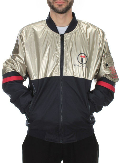 1882 DK.BLUE/GOLDEN Куртка мужская OUDI - Fashion фото 2