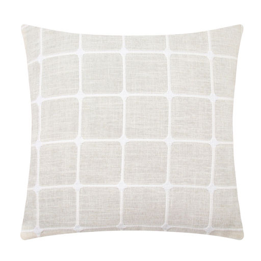 Наволочка декоративная Этель Квадраты цвет молочный,45х45 см полиэстер  фото 3