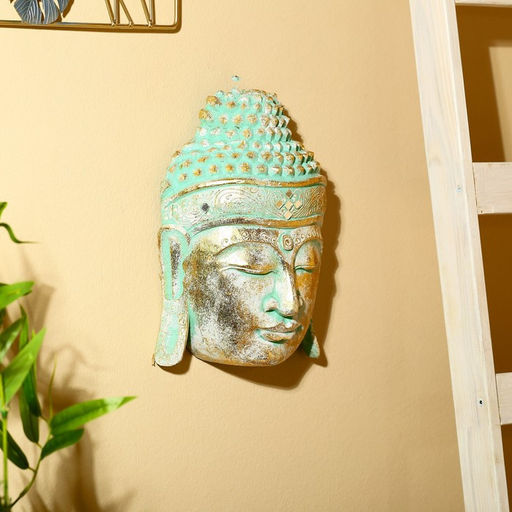 Сувенир «Голова Будды», 40 см, дерево албезия