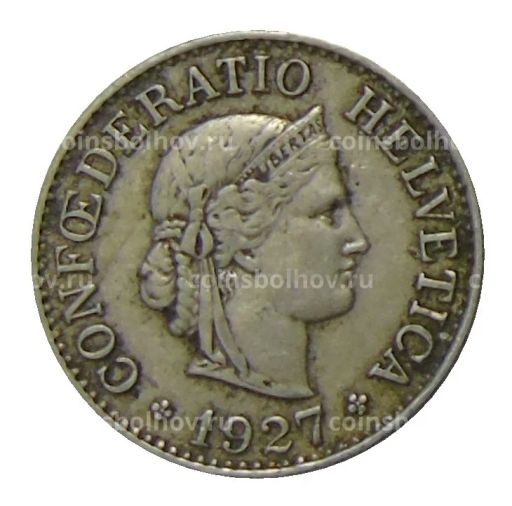 10 раппенов 1927 года Швейцария
