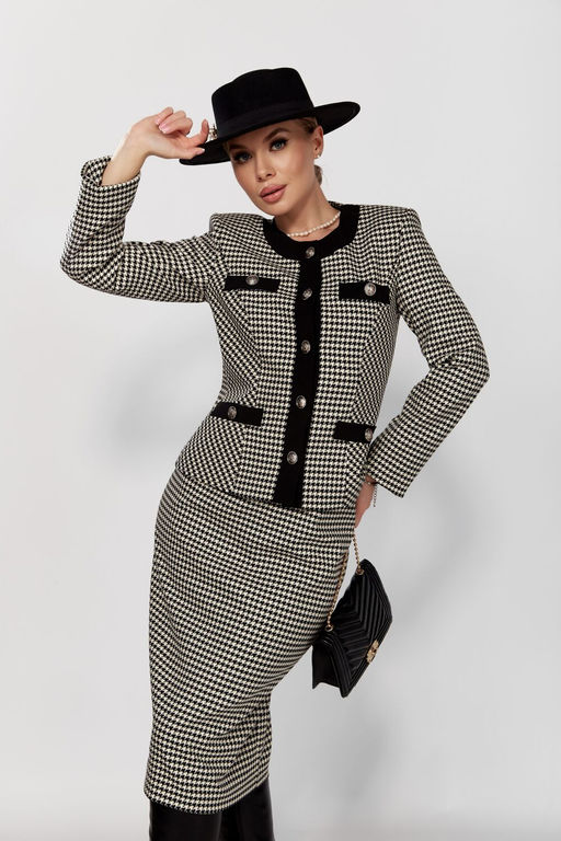 Костюм DOGGI 1645 бежевый+черный  фото 9