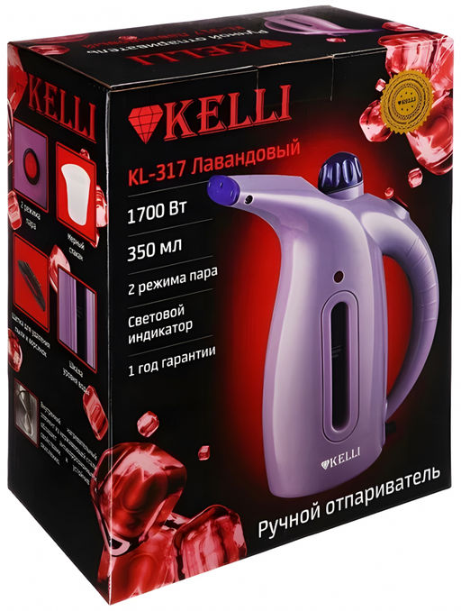 Отпариватель "Kelli", 2 реж., 350 мл, арт. KL-317