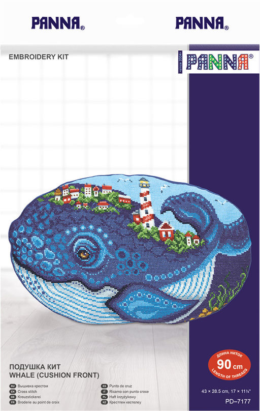 Набор для вышивания PANNA PD-7177 Подушка Кит 43 х 28.5 см