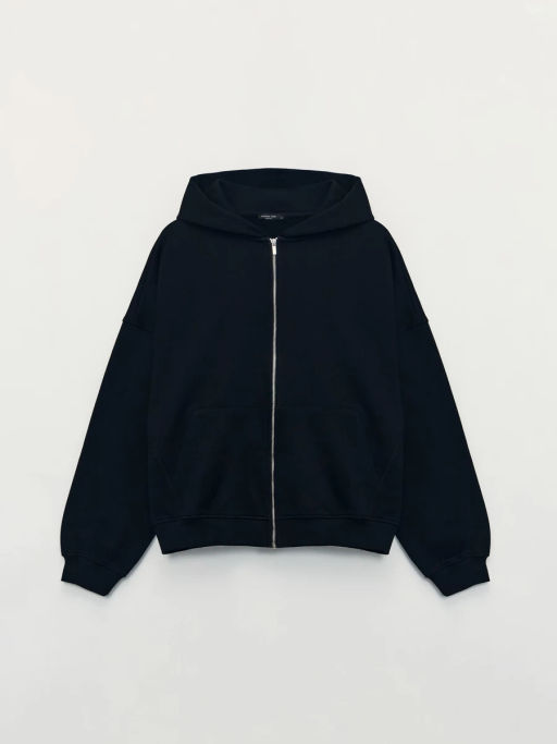 Худи relax fit на молнии / Zarina