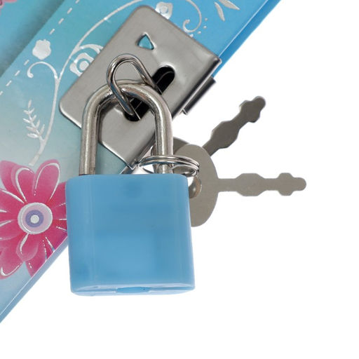 Записная книжка подарочная на замочке, А6+, 50 листов, линия, Зонтик, МИКС - Calligrata фото 5