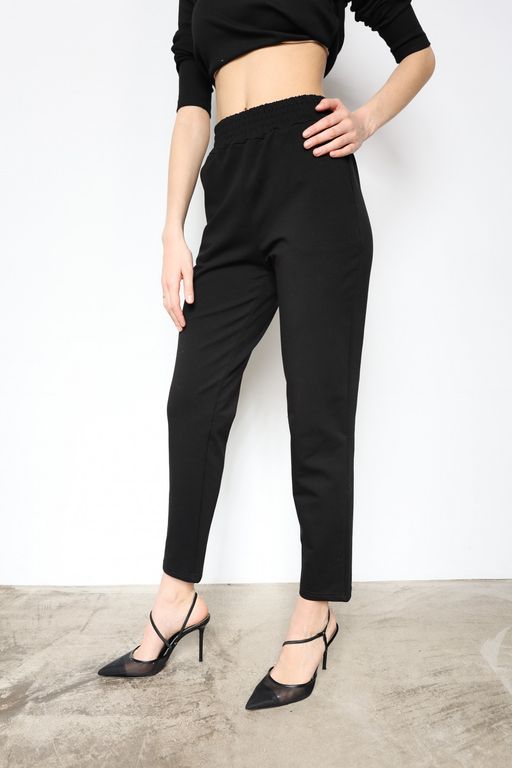 Лаконичные комфортные брюки Футер 2-х нитка - Solo mio фото 3