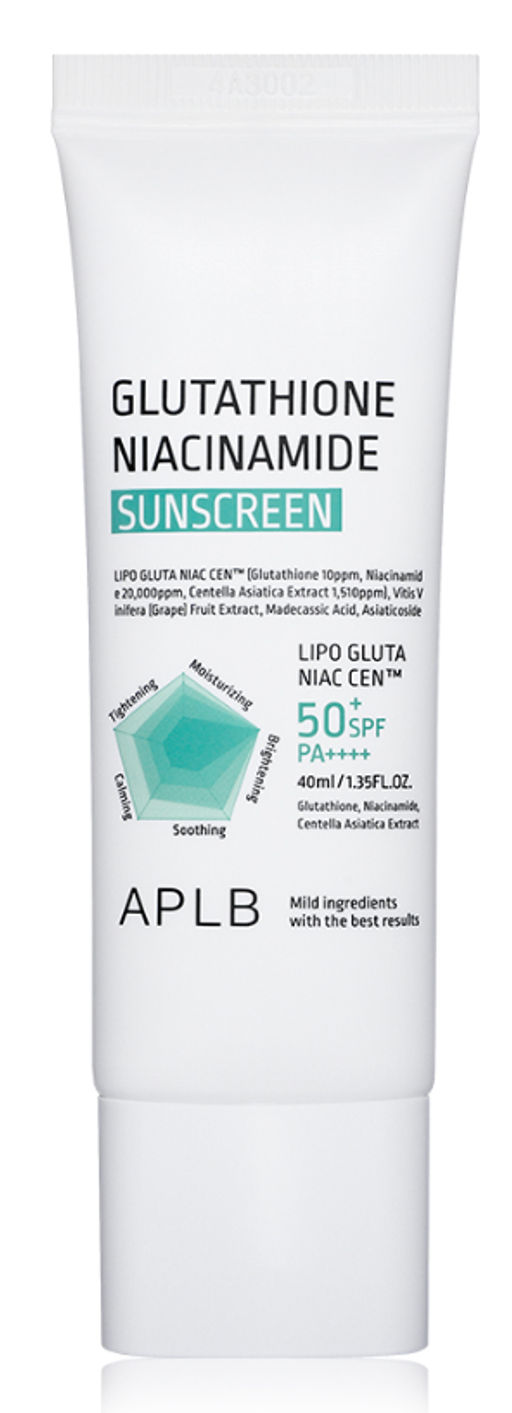 APLB Солнцезащитный крем GLUTATHIONE NIACINAMIDE SUNSCREEN SPF50+ PA++++ (40 мл) фото 2