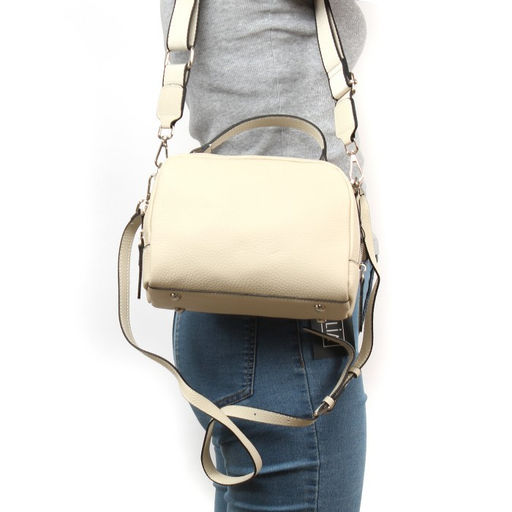 Сумка женская натуральная кожа GU 2066-99123, 2отд, 2плеч/рем, молочный SALE 260517 - Adelia фото 5