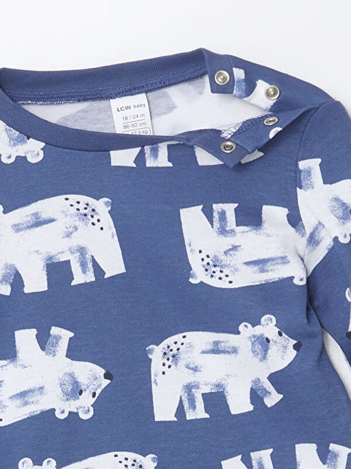 Bisiklet Yaka Erkek ?ocuk Pijama Tak?m?