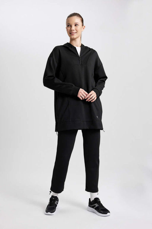 DeFactoFit Короткие тканевые спортивные штаны для дайвинга со стандартным кроем и карманами  фото 4