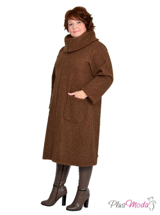 Пальто Модель №781 размеры 44-84 - Plusmoda фото 3