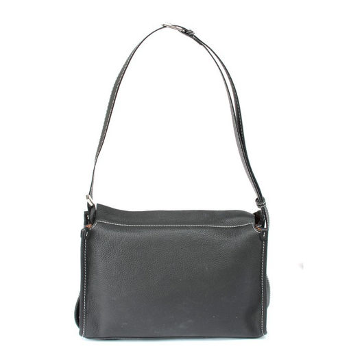Сумка женская натуральная кожа GU 2066-6611, 1отд+еврокарм, плечевой ремень, черный 259032 - Adelia фото 2